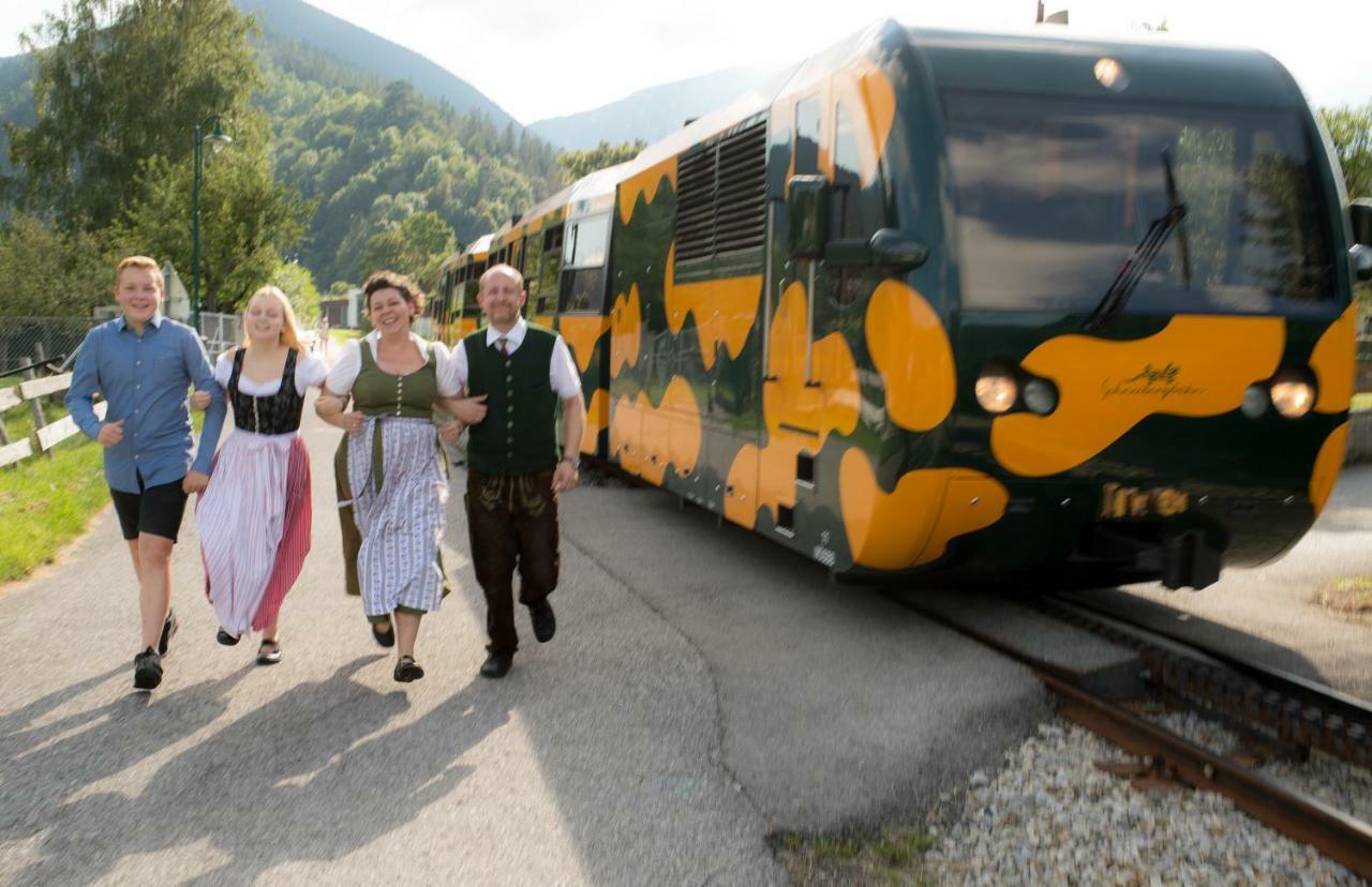 Gasthof Pension Schmirl Puchberg am Schneeberg Exterior foto